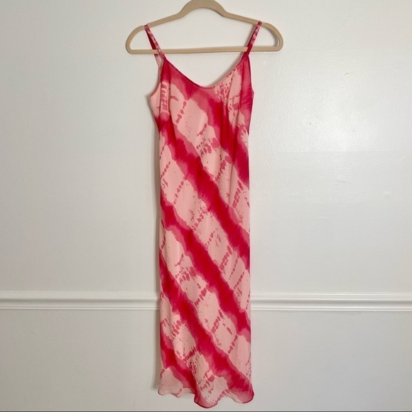 Y2K Vintage Silk Midi Slip Dress 2 - Picture 5 of 8